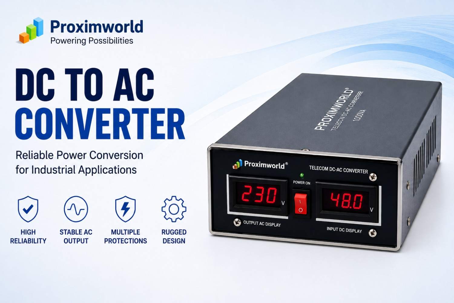 Best DC to AC Converters for Industrial Applications
